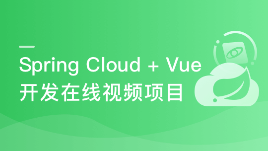 Spring Cloud+Vue前后端分离开发企业级在线视频系统